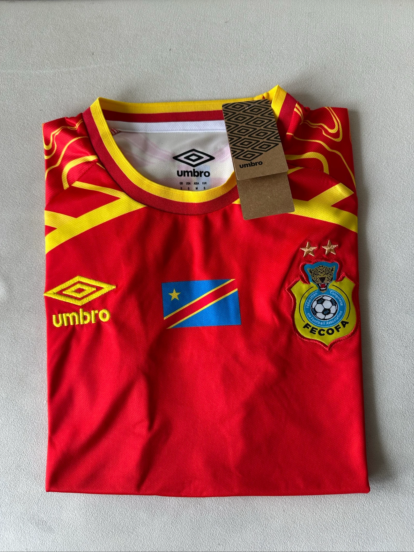 Maillots du RD Congo rouge 2026